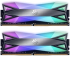 Pamięć RAM ADATA DDR4-3200 16384MB PC4-25600 (zestaw 2x8192) XPG Spectrix D60G RGB (AX4U32008G16A-DT60) - obraz 1