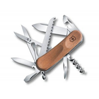 Нож VictoRinox Delemont EvoWood 17, 85мм, орех (2.3911.63)