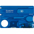 Ніж Victorinox SwissCard Lite Transparent Blue (0.7322.T2) - зображення 6