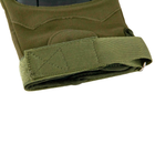 Перчатки тактические короткопалые с защитой костяшек Зевс UAD Олива M - изображение 7