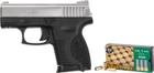 Пистолет сигнальный Carrera Arms "Leo" MR14 Shiny Chrome + Холостые патроны STS пистолетные 9 мм 50 шт (300407013_19547199) - изображение 1