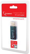 Зовнішній кардридер Gembird USB 3.0 для SD і MicroSD (UHB-CR3-01) - зображення 4