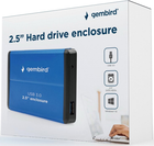 Зовнішня кишеня Gembird EE2-U3S-2-B для 2.5" HDD/SSD USB 3.0 - зображення 5