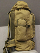 Армейский тактический военный рейдовый рюкзак HardTime 70л койот - изображение 7