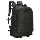 Тактический военный армейский рюкзак HardTime 36 литров черный - изображение 1