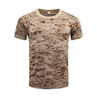 Тактическая футболка Flas; XL/50-52; 100% Хлопок. Пиксель Desert. Армейская футболка. - изображение 3