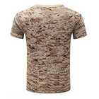 Тактическая футболка Flas; XXL/52-54; 100% Хлопок. Пиксель Desert. Армейская футболка. - изображение 4