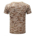 Тактическая футболка Flas; S/44-46; 100% Хлопок. Пиксель Multicam. Армейская футболка. - изображение 4