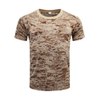 Тактическая футболка Flas; M/46-48; 100% Хлопок. Пиксель Desert. Армейская футболка. - изображение 3