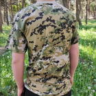 Тактическая футболка Flas; XL/50-52; 100% Хлопок. Пиксель Multicam. Армейская футболка. - изображение 7