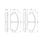 Гальмівні колодки Bosch 0 986 461 123