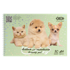Альбом для рисования ZiBi Friends A4 20 листов на пружине (ZB.1443-38)
