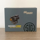 Коліматорний приціл SigSauer Romeo-MSR Red Dot (Sor72001) - зображення 3
