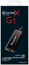 Karta dźwiękowa Creative Sound BlasterX G1 7.1 USB (70SB171000000) - obraz 3
