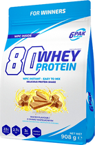 Białko 6PAK 80 Whey Protein 908 g Wafer (5902811811439) - obraz 1