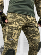 Тактичний військовий костюм Single Sword ( Убакс + Штани ), Камуфляж: Піксель ЗСУ, Розмір: XL - зображення 6