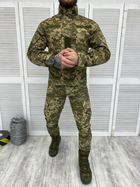 Тактичний військовий костюм Attac ( Кітель + Убакс + Штани ), Камуфляж: Піксель ЗСУ, Розмір: XL - зображення 2