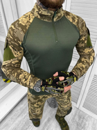 Тактичний військовий костюм Single Sword ( Убакс + Штани ), Камуфляж: Піксель ЗСУ, Розмір: S - зображення 3