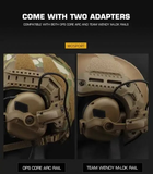 Крепление Чебурашка на шлем для тактических наушников Earmor/Impact/Walkers Койот - изображение 3