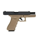 Страйкбольний пістолет WE Glock 17 Gen4. WE-057 Metal GBB Half Tan - изображение 2