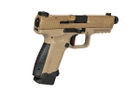 Страйкбольний пістолет Cybergun Canik TP9 Elite Combat Pistol Tan - зображення 5