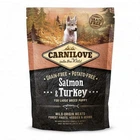 Сухой корм для щенков крупных пород Carnilove Salmon & Turkey Large Breed Puppy