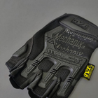 Захисні тактичні військові рукавички без пальців MECHANIX для риболовлі полювання чорні АН5628 розмір М - зображення 4