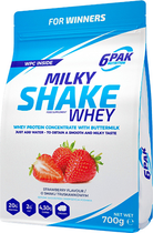 Odżywka białkowa 6PAK Milky Shake Whey 700 g Strawberry (5902811802581) - obraz 1