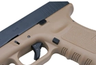 Страйкбольний пістолет WE Glock 19 Gen 3 Gbb Half-tan (Страйкбол 6мм) - зображення 4