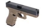 Страйкбольний пістолет WE Glock 17 Gen.3 Metal Tan GBB (Страйкбол 6мм) - зображення 4