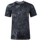 Футболка камуфляжна MIL-TEC T-Shirt Mandra Black L - зображення 4