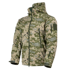 Куртка Vik-Tailor Outdoor Tactical SoftShell ММ-14 піксель ЗСУ XXL - зображення 1