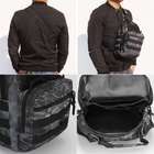Рюкзак на одно плечо AOKALI Outdoor A14 Черный 20л - изображение 6