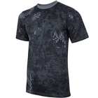 Футболка камуфляжная MIL-TEC T-Shirt Mandra Black M - изображение 3