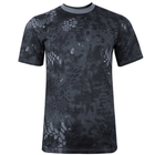 Футболка камуфляжная MIL-TEC T-Shirt Mandra Black M - изображение 4