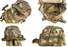 Рюкзак тактичний штурмовий 30 л триденний мультикам (армійський, для ЗСУ) - изображение 6