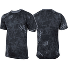 Футболка камуфляжная MIL-TEC T-Shirt Mandra Black XL - изображение 1