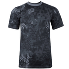 Футболка камуфляжная MIL-TEC T-Shirt Mandra Black XL - изображение 4