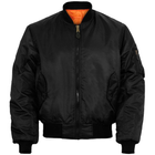 Куртка Бомбер летная US FLIGHT JACKET MA1 STYLE Черный 3XL - изображение 3