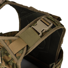 Военный жилет плитоноска для бронепластин с боковыми карманами для плит 300х250мм флектарн - изображение 3