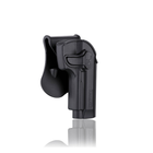 Жесткая полимерная поясная кобура AMOMAX для пистолетов Beretta 92, 92FS, M9 под правую руку. - изображение 6