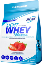 6PAK Light Whey Probiotics 1800 g Strawbery (5902811807630)