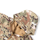 Тактична куртка Pave Hawk PLY-6 Camouflage CP 4XL чоловіча військова з каптуром та кишенями ззаду - зображення 6