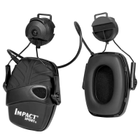 Активні навушники Honeywell Howard Leight чорні з кріпленням на шолом - зображення 2