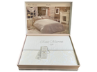 Комплект постельного белья Maison D'or Rose Marine White сатин 220-160*2 см белый