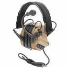 Навушники Активні Earmor M32 Coyote Brown + Premium кріплення на шолом каску (150233) - зображення 5