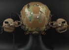 Навушники Активні Earmor M32 Coyote Brown + Premium кріплення на шолом каску (150233) - зображення 11