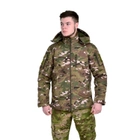 Тактическая куртка SOFT SHELL мультикам водонепроницаемая L - изображение 1
