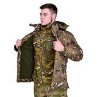 Тактическая куртка SOFT SHELL мультикам водонепроницаемая L - изображение 7