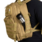 Тактичний рюкзак Camotec з щільної та зносостійкої тканин Dash Coyote - зображення 4